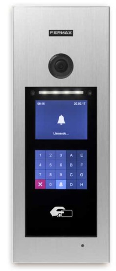 Многоабонентная вызывная видео панель Urbanline  Mds Dig S7 со считывателем карт доступа