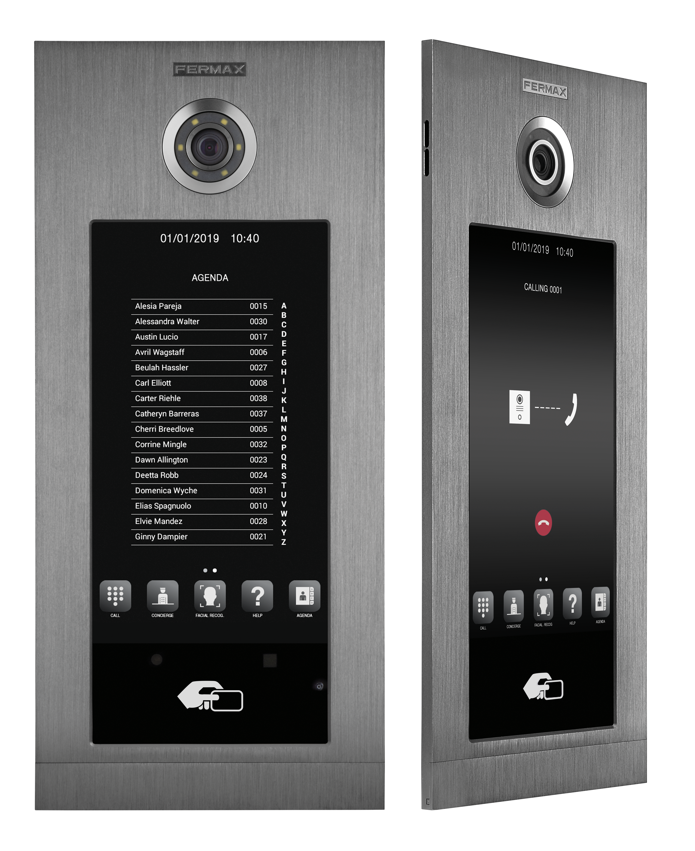 Многоабонентская панель вызова KIN TOUCH DIGITAL MEET