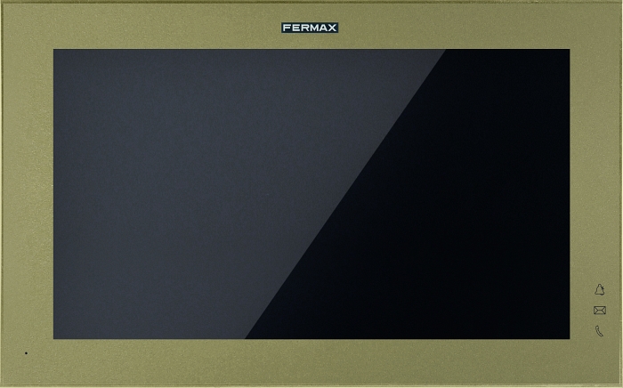 Монитор WIT 10" DOMOTICO POE MEET золотистый